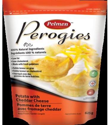 Pelmen Foods Potato with Cheddar Cheese Perogies 625g