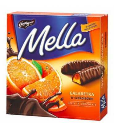 Mella Chocolate Covered Jelly Orange 190g