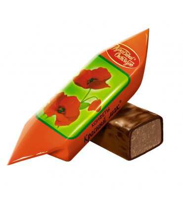Chocolate Candies Red Poppy 100g