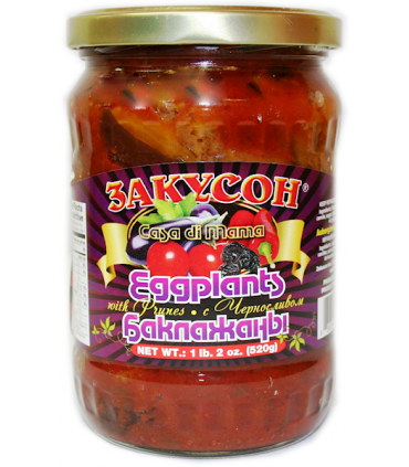 Zakuson Eggplants With Prunes 580ml