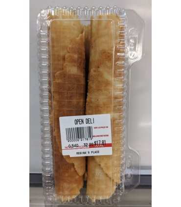 Dulce de Leche Filled Waffle Tubes