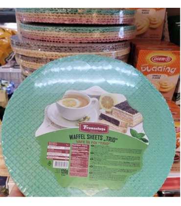 Franzeluta Biscuit Waffle Sheets "Trio" 120g