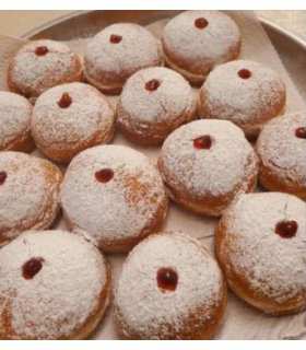 Hanukkah donuts (Sufganiyah)